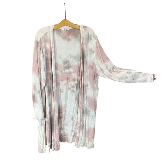 Maurices Tie Dye Open Front Cardigan Long Sleeve Size 3XL - Picture 1 of 8